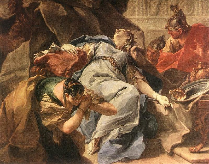 PITTONI, Giambattista Death of Sophonisba g